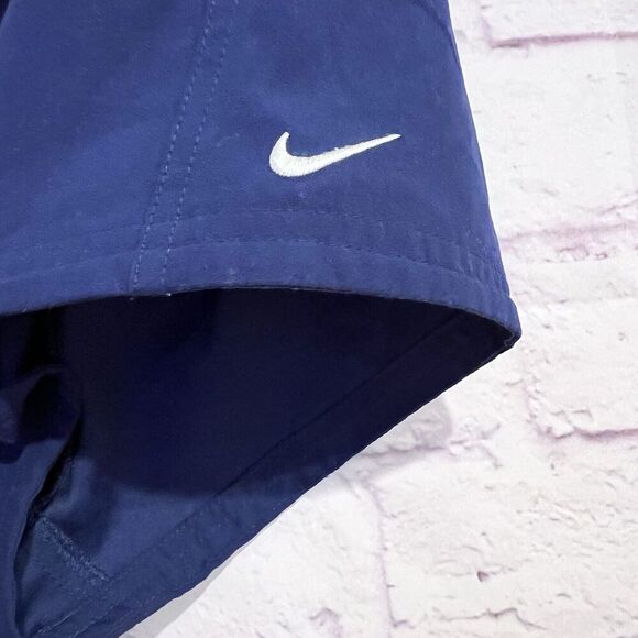 Nike Swim Shorts Quick Dry Unlined Blue Women's Size Medium Drawstring Waist - Picture 5 of 10
